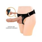 Cupidon Cupide 21,8 cm Belden Bağlamalı Içi Dolu Strapon Penis