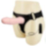 Cupidon Cupide Realistik Men's 17 Cm Titreşimli Içi Boş Belden Bağlamalı Protez Gerçekçi Strapon Penis