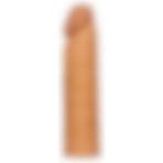 Cupidon Cupide X-Large Dolgulu Realistik Penis Kılıfı Uzatmalı Prezervatif Dildo