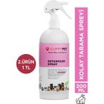 CuppyPet Köpek Kıtık Açıcı Kolay Tarama Spreyi 200 ml