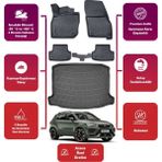 Cupra Ateca 4x2 2025 Model Bagaj Havuzu+4d Araca Özel Havuzlu Paspas Takımıı Maxii - Siyah