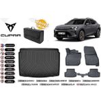 Cupra Formentor 2021 Model Alt Bagaj Havuzu+4d Araca Özel Havuzlu Paspas Takımıı Rice - Siyah