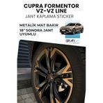 Cupra Formentor Jant Kaplama Sticker Set - 18" Sonora / Bakır