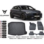 Cupra Leon 2024 Model Alt Bagaj Havuzu Araca Özel Siyah Extra Havuzlu Paspas Takımı