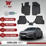 Cupra Leon Formentor Paspas 2022 Sonrası 3D Havuzlu Paspas Seti - Siyah