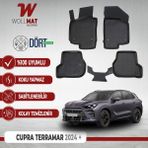 Cupra Terramar Paspas 2024 Sonrası 3D Havuzlu Paspas Seti - Siyah