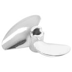 Cuque Çılgın RC Tekne Pervanesi, RC Marine Pervane Alaşım Malzemesi RC Onarım için RC Yükseltme RC Aksesuarları için RC Bakım Parçaları (Gümüş S)
