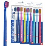 Curaprox 9 x Diş Fırçası CS 5460 Ultra Yumuşak - 5460 Ultra Yumuşak CUREN Kıllı Yetişkinler için El Dişi Fırçası - 9 Adet, Rastgele Renk