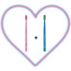 Curaprox CS 5460 Love 2 Adet Pembe-Mavi Diş Fırçası