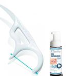 Curaprox DF 967 Çatal Diş İpi+Diş Beyazlatıcı Köpük