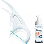 Curaprox DF 967 Çatal Diş İpi+Diş Beyazlatıcı Köpük