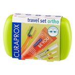 Curaprox,Ortodonti Travel Seti (5460 Orho Fırça + Be You Diş Macunu + 3 Adet Arayüz Fırçası)