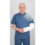 Cure4U ComfortCURE Adaptif Kısa Kollu Denim Mavi Kırık Kol - Ortopedi Tedavi Kıyafeti