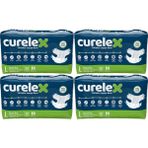 Curelex Yetişkin Bel Bantlı Tekstil Yüzey Large 4x30 Adet Hasta Bezi