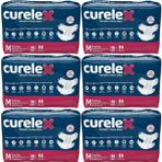 Curelex Yetişkin Bel Bantlı Tekstil Yüzey Medium 6x30 Adet Hasta Bezi