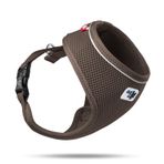 Curli Basic Harness Air-Mesh Camo Kahverengi XS Köpek Göğüs Tasması