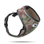 Curli Basic Harness Air-Mesh Camo XL Köpek Göğüs Tasması