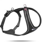 Curli Belka Comfort Harness Siyah XS 58-62X42 cm Köpek Göğüs Tasması