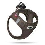CURLI Curli Vest Air-Mesh Köpek Göğüs Tasması KAHVERENGİ 3XS