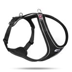 Curli Magnetic Belka Comfort Harness 62-66 cm Siyah Köpek Göğüs Tasması
