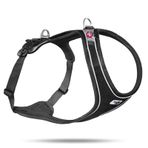 Curli Magnetic Belka Comfort Harness M 66-70 cm Siyah Köpek Göğüs Tasması