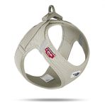 Curli Vest Clasp Air-Mesh Bej 3XS Köpek Göğüs Tasması