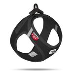 Curli Vest Harness Cord M Siyah 43.4x49 cm Köpek Tasması