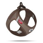 Curli Vest Harness Cord XS Kahverengi 33.9x38.2 cm Köpek Tasması