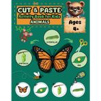 Cut and Paste Activity Book for Kids Ages 4+ Animals Edition: Explore Wildlife through 25 Captivating Scissor Skills Projects Designed to Foster Creativity and Improve Hand-Eye Coordination