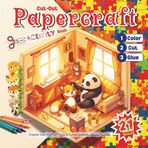 Cut-Out Papercraft Activity Book for Children 5yr+: Create 21 Cute & Funny Animal Jigsaw Puzzles – Color, Cut, and Craft for Creativity, Motor Skills, and Screen-Free Fun