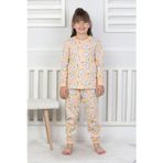 Cute Avocado Desenli Kız Çocuk Pijama Takımı