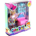 Cute Doll Mini Bebek Mutfak Oyun Seti - Renkli