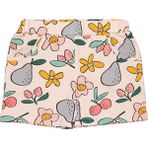 Cute Sketchbook Kız Çocuk Cepli Desenli Şort - Çok Renkli - 10 Yaş