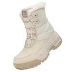 Cuteheels Bej Fonksiyonel Kadın Outdoor Çizme