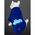 Cutes Petshop Kedi & Köpek Kıyafeti Sweatshirt - Ken Baskılı - Lacivert - XS