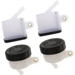 Cuticate 2 Set Plastik Motosiklet Freni Sıvı Tank Şişe Rezervuarı (Yurt Dışından)