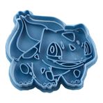 cuticuter Pokemon Bulbasaur kurabiye kalıbı, mavi, 8 x 7 x 1,5 cm