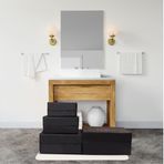 CUTY HOME EV TEKSTİL GRİ ÇOK AMAÇLI KUTU HURÇ-4'LÜ SET