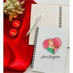 CVC WOOD Sevgililer Günü Seni Seviyorum Defter Kalem Seti