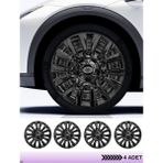 CVL Auto Market Ford Courier 15 Inç Jant Kapağı Amblemli Piano Black [4 Adet Kapak] 206 CVL-ADT3314 - Siyah