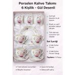 Cvs 6 Kişilik 12 Parça Çay Nescafe Fincan Takımı - Dn 41113 - Renkli