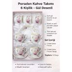 Cvs 6 Kişilik 12 Parça Çay Nescafe Fincan Takımı - Dn 41113