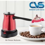 Cvs Dn 19833 Elektrikli Çelik Cezve Kırmızı