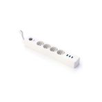 CVS DN-9201 4'lü 3 USB Priz Akım Koruma Anahtarı