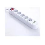 CVS DN 9277 Akım Korumalı 5'li TYPE-C Priz