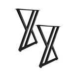 CVTdesign Metal Ayak Masa Ayağı Mutfak Yemek Çalışma Masası Ayağı Pingolu Metal Masa Ayakları