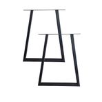 CVTdesign Metal Ayak Masa Ayakları Ahşap Masif Kütük Bilgisayar Çalışma Yemek Masası Ayağı