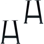 CVTdesign Metal Sehpa Ayakları Ahşap Masif Kütük Orta Sehpa Ayağı