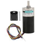 CW CCW Fırçasız Motor DC24V CNC Makine Aleti Için Braket Ile Mini Hız Redüktör XD 37GB3650 (300rpm/dk)