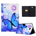 CXTCASE Samsung Galaxy Tab A6 10,1 inç 2016 için kılıf, koruyucu kılıf, stant fonksiyonlu, Samsung Galaxy Tab A 10,1 inç 2016 (SM-T580/T585) için, kelebek
